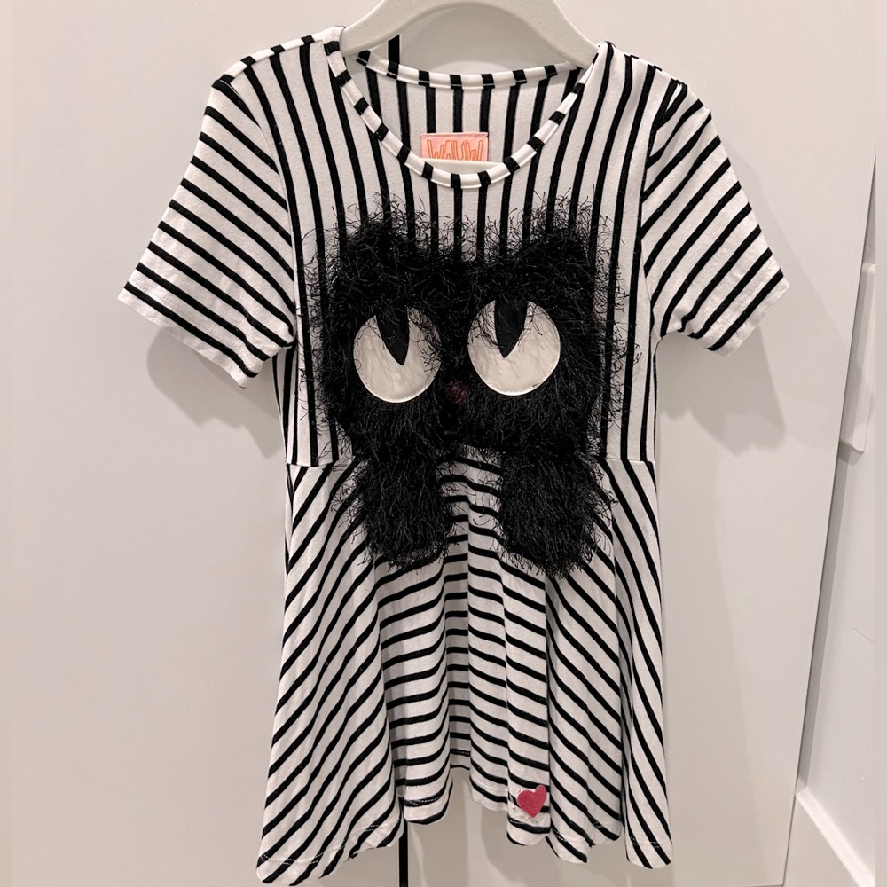 Wauw Capow by Bang Bang Cat Appliqué Jersey Dress
